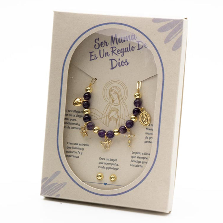 Collar + Aretes Madres