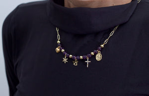 Combo 2: Collar + Aretes Madres + Pulsera Ángel de la Guarda + Obsequio Corazón de Jesús