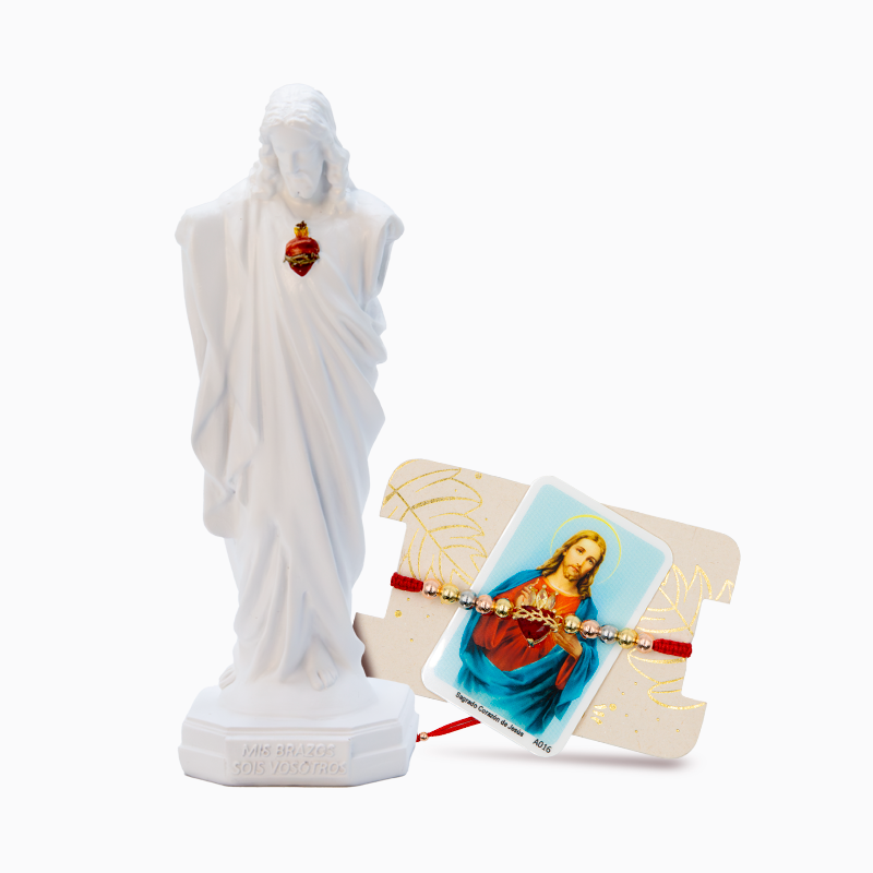 Kit Mis Brazos Sois Vosotros + Manilla Sagrado Corazón de Jesús