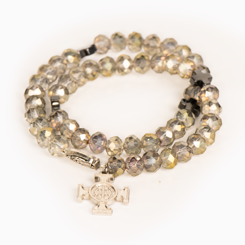 Camandula Pulsera Gris San Benito