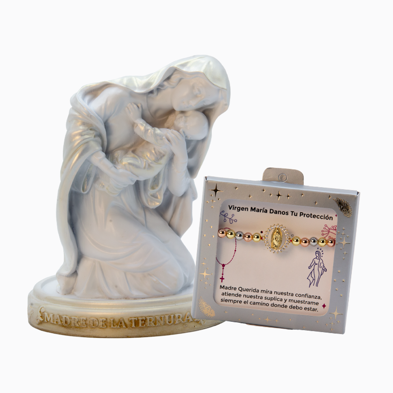 Kit Madre de la Ternura + Manilla Virgen